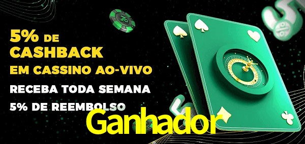 Promoções do cassino ao Vivo Ganhador